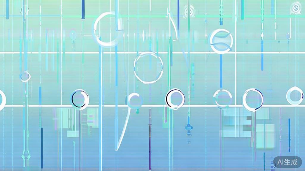 Flat vector illustration of sound quality in video editing, dashboard style, soft blue gradient