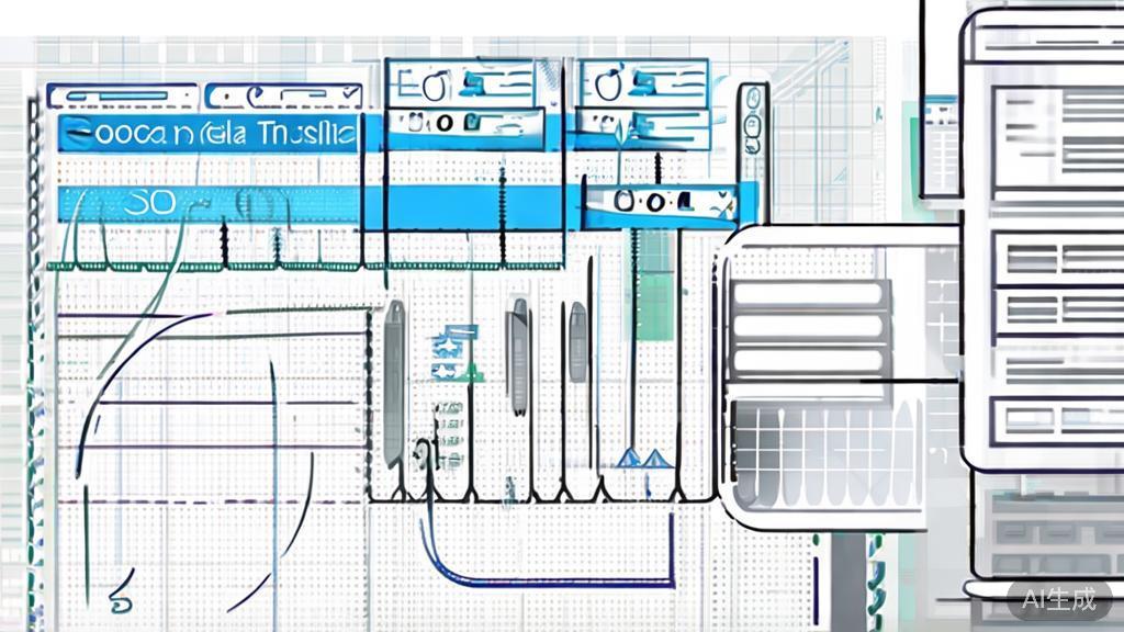 High-quality business illustration regarding social media integration for SEO, minimal flat design