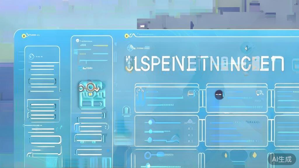 Flat vector illustration of user experience enhancements, dashboard style, soft blue gradient