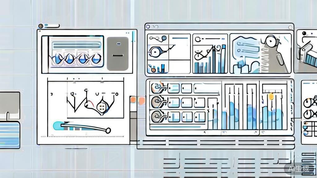 "High-quality business illustration regarding keyword research and analysis, minimal flat design"