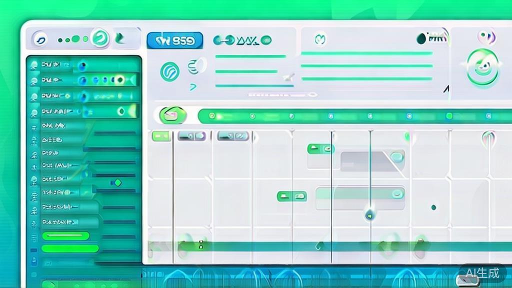 High-quality illustration of a user-friendly video editing interface, minimal flat design