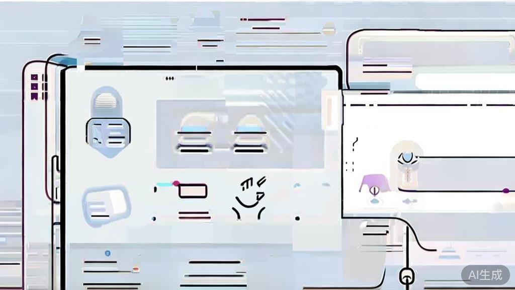 High-quality business illustration regarding voice search, minimal flat design