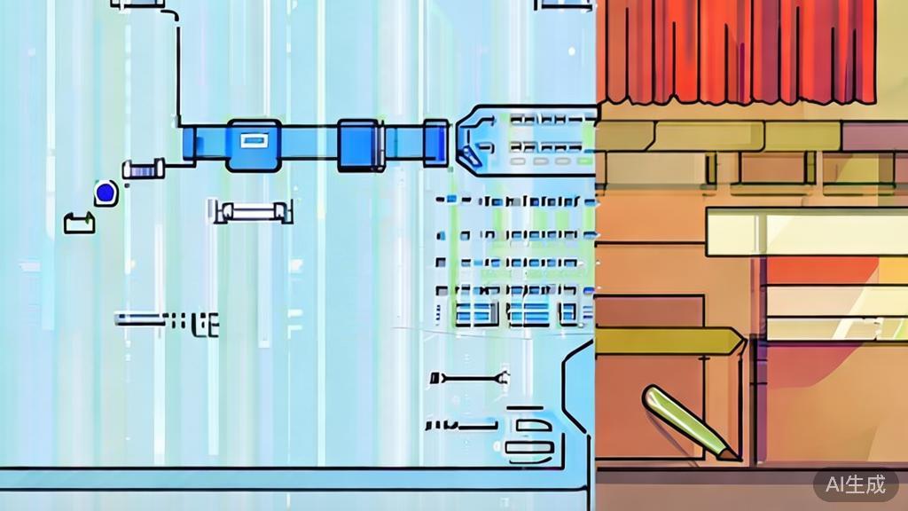 High-quality business illustration regarding choosing between AI and traditional short plays, minimal flat design