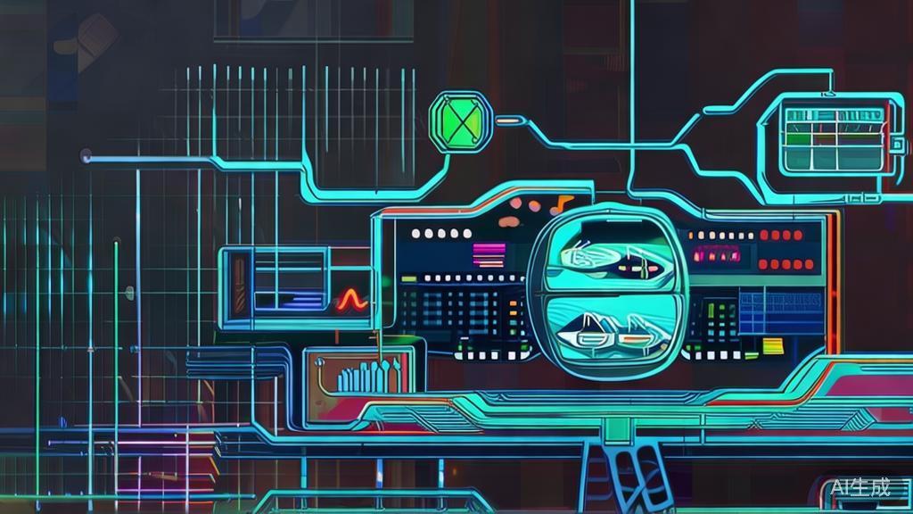 "High-quality business illustration regarding post-production in AI short drama, minimal flat design"