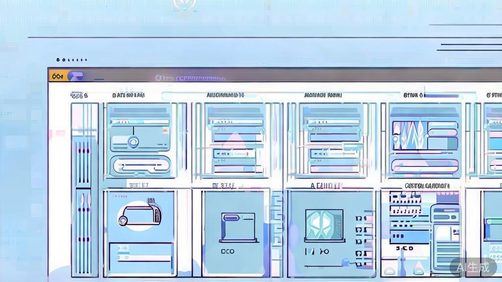 Flat vector illustration of common problems in AI short dramas, dashboard style, soft blue gradient