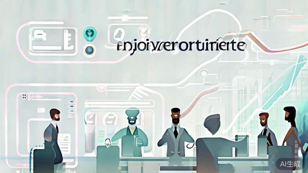 High-quality business illustration regarding opportunities in AI short drama, minimal flat design