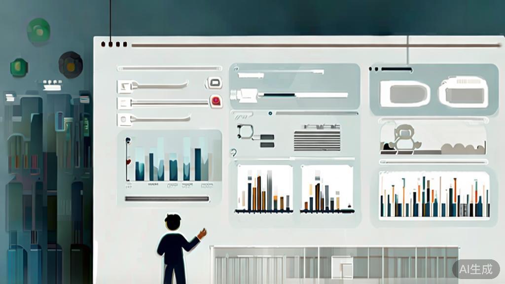 "High-quality business illustration regarding content optimization strategies, minimal flat design"