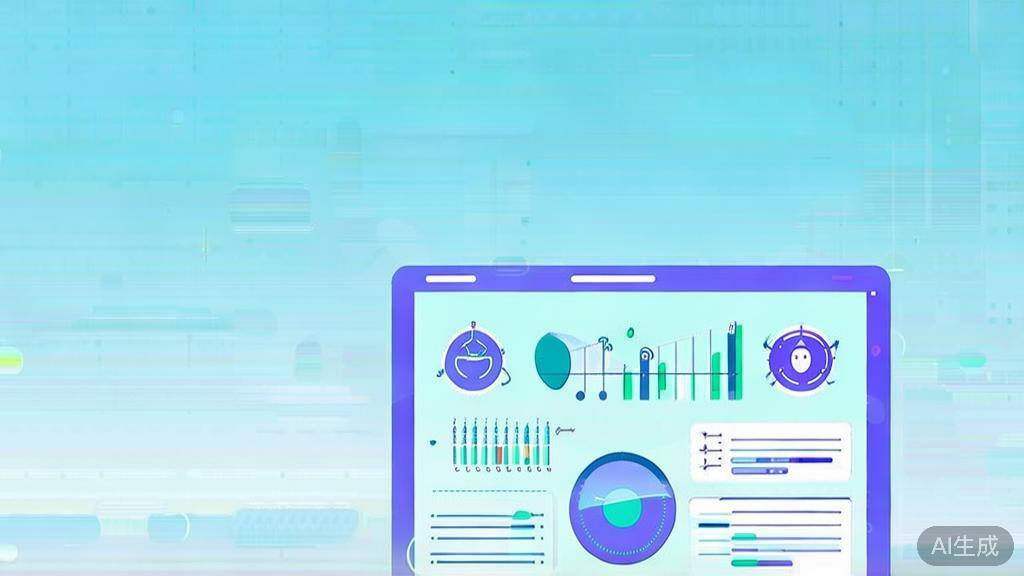 "Flat vector illustration of user satisfaction strategies, dashboard style, soft blue gradient"