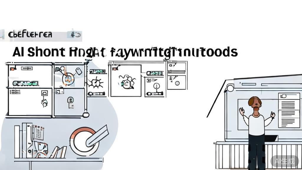 High-quality business illustration regarding the advantages of using AI短剧创作工具, minimal flat design