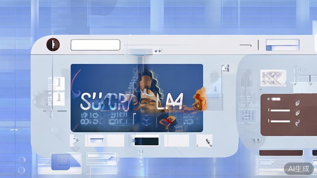 "Flat vector illustration of social media promotion for short films, dashboard style, soft blue gradient"