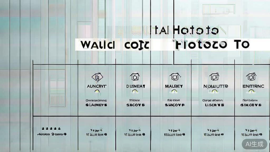 High-quality business illustration regarding AI tools comparison, minimal flat design