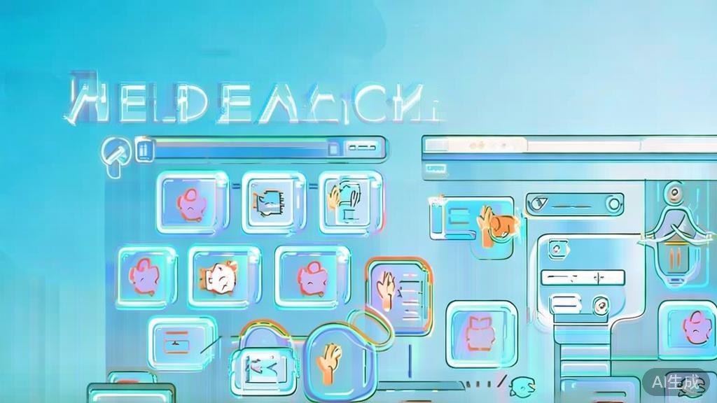 Flat vector illustration of audience feedback and interaction, dashboard style, soft blue gradient