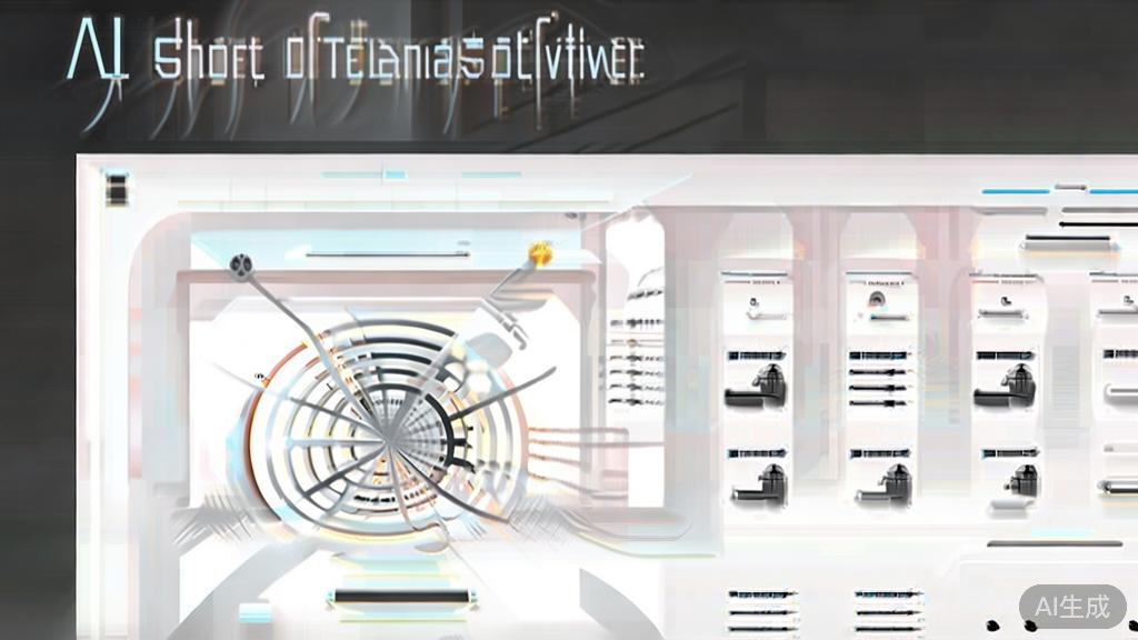 "High-quality business illustration regarding AI short drama software, minimal flat design"