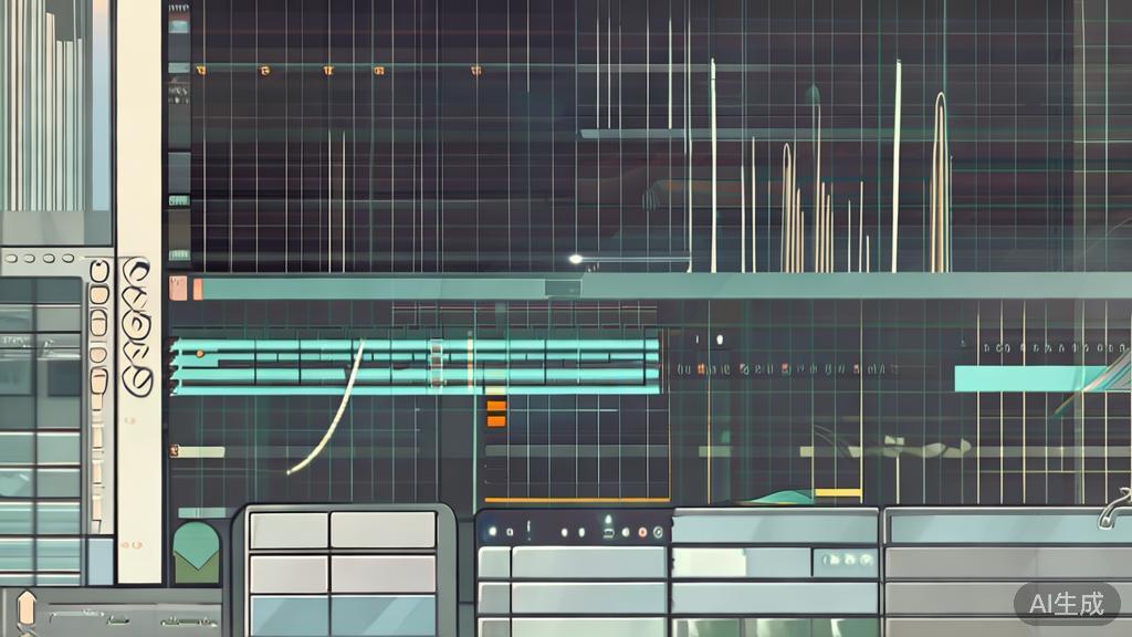 "High-quality business illustration regarding traditional video editing software, minimal flat design"