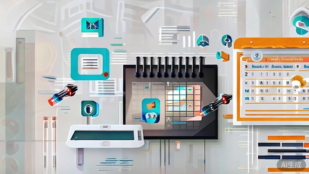 High-quality business illustration of content planning for video production, minimal flat design