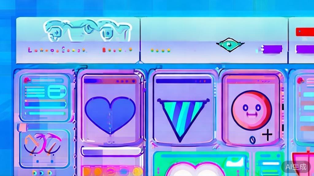 Flat vector illustration of various drama genres, dashboard style, soft blue gradient