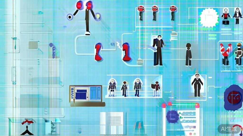 Flat vector illustration of team collaboration in drama production, dashboard style, soft blue gradient