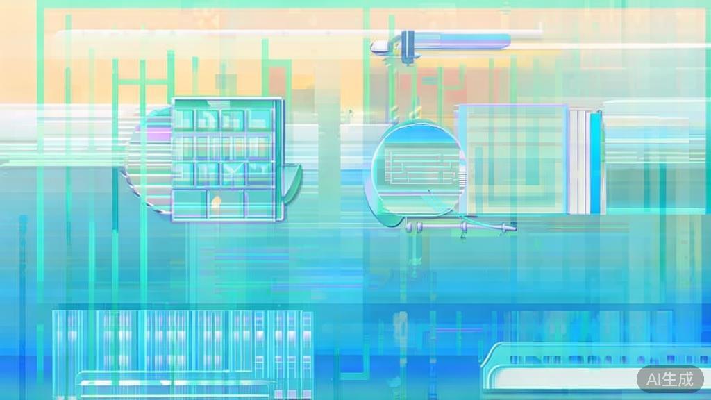 Flat vector illustration of writing process, dashboard style, soft blue gradient