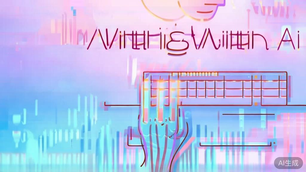 "High-quality illustration depicting the emotional aspects of writing with AI, minimal flat design"