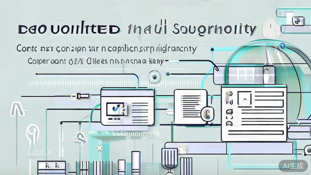 High-quality business illustration regarding content quality in SEO, minimal flat design