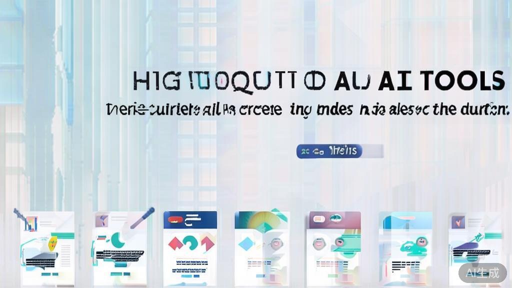 "High-quality business illustration regarding choosing the right AI tools, minimal flat design"