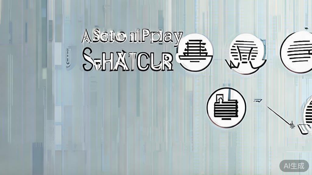 "High-quality business illustration regarding the AI short play production process, minimal flat design"