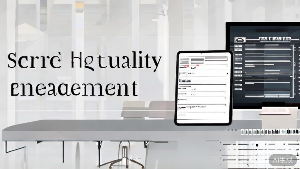 "High-quality business illustration regarding script quality improvement, minimal flat design"
