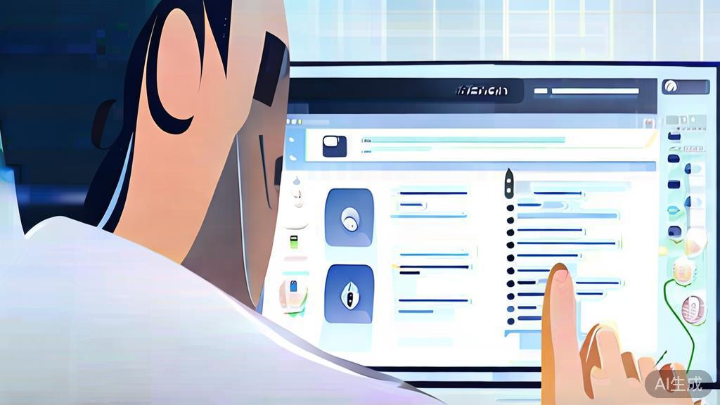 High-quality business illustration showing a user navigating a script writing software interface, minimal flat design