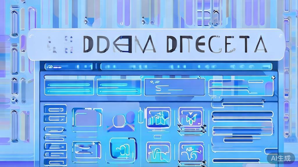 "Flat vector illustration of solutions for AI generated drama scripts, dashboard style, soft blue gradient"