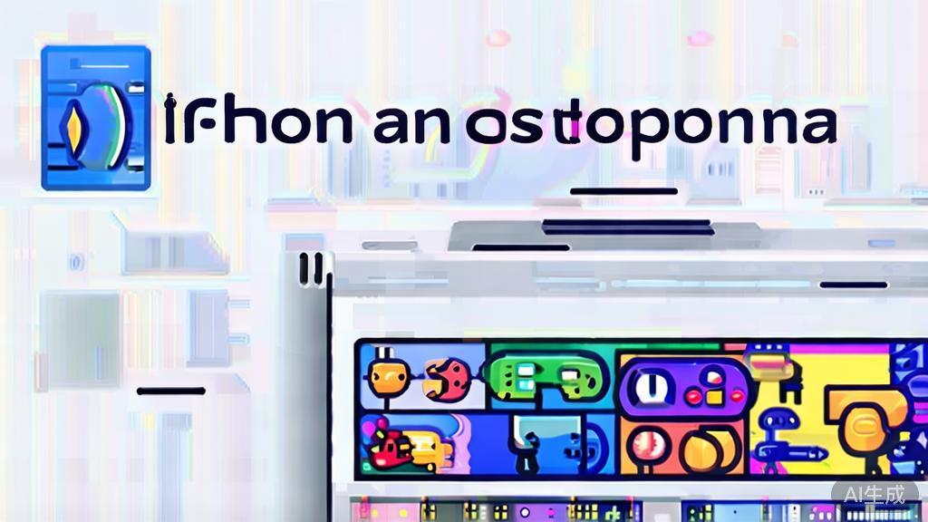 High-quality business illustration regarding the future of AI short dramas, minimal flat design