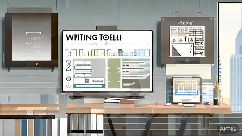 High-quality business illustration regarding writing templates, minimal flat design