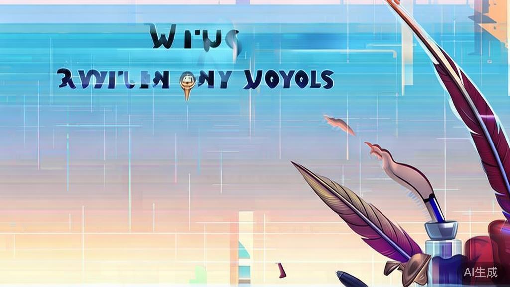 Flat vector illustration of traditional writing tools, showing their limitations, soft blue gradient