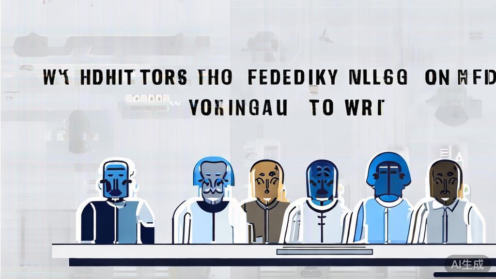 High-quality business illustration regarding user feedback on writing tools, minimal flat design