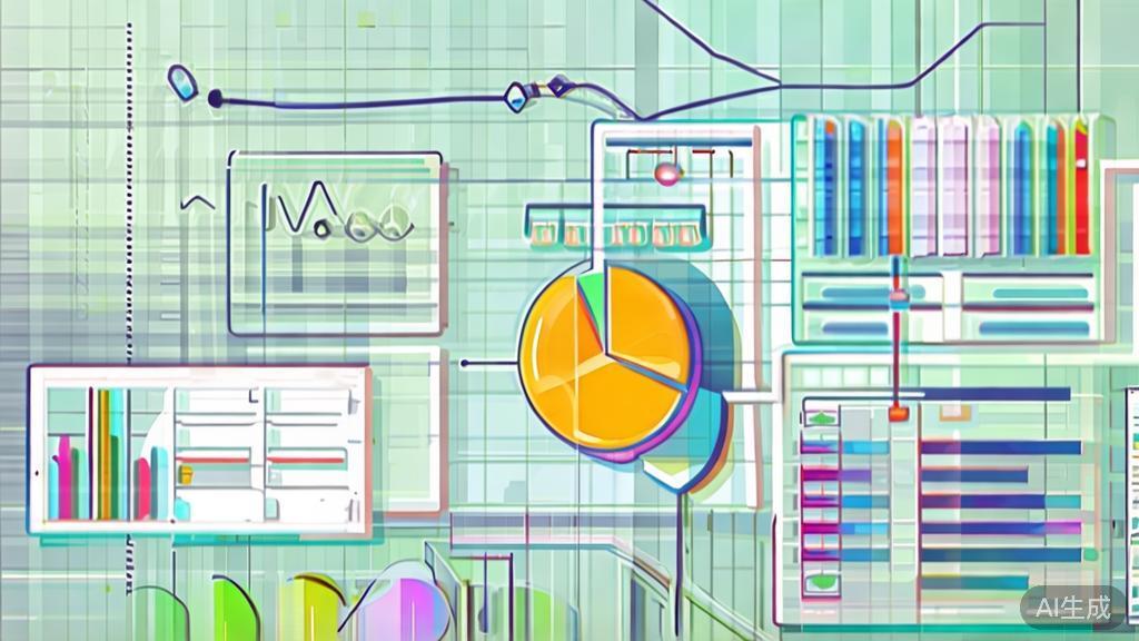 High-quality business illustration about data analysis with nanobanana, minimal flat design