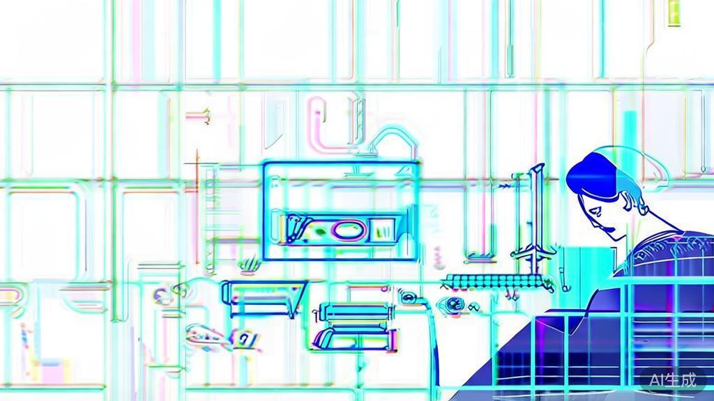 "Flat vector illustration of a person practicing writing skills, surrounded by AI tools, minimalist design"