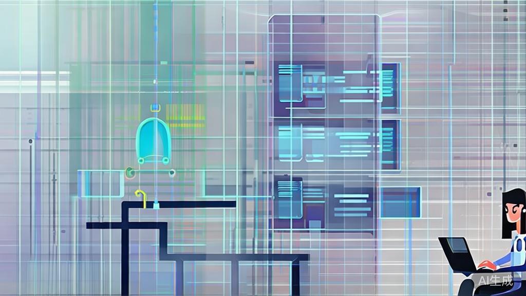 "High-quality business illustration regarding collaboration between AI and scriptwriters, minimal flat design"