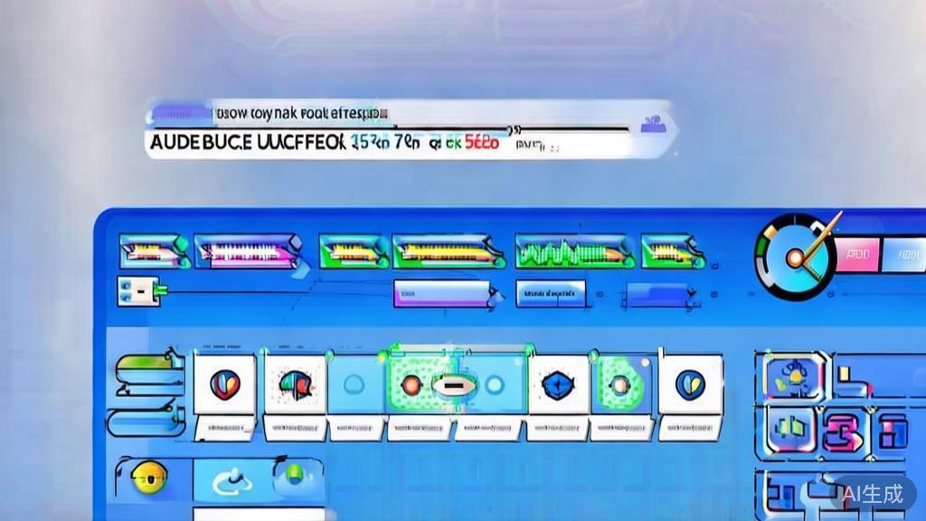 Flat vector illustration of audience feedback concept, dashboard style, soft blue gradient