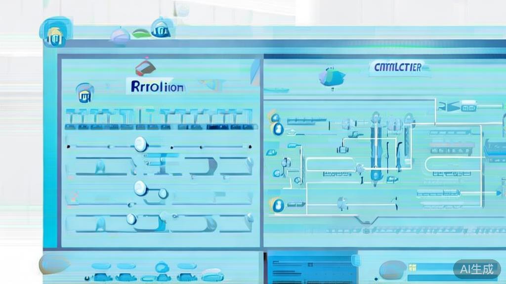 Flat vector illustration of script structure and character development, dashboard style, soft blue gradient
