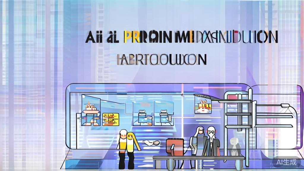 High-quality business illustration regarding continuous learning in AI drama production, minimal flat design