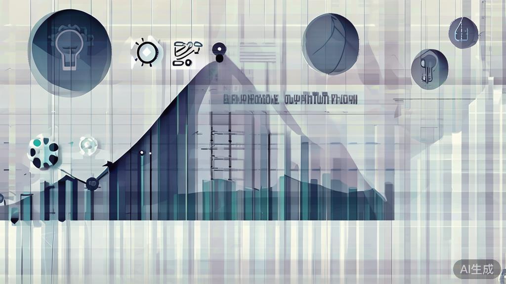 High-quality business illustration regarding performance optimization, minimal flat design