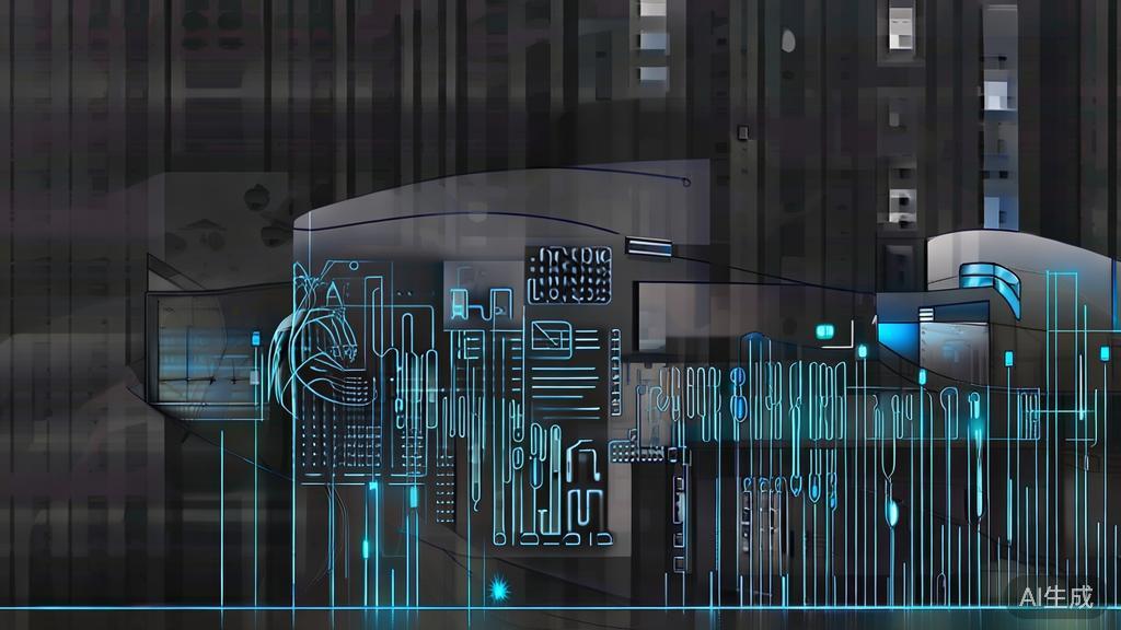 "High-quality business illustration regarding AI sound design, minimal flat design"