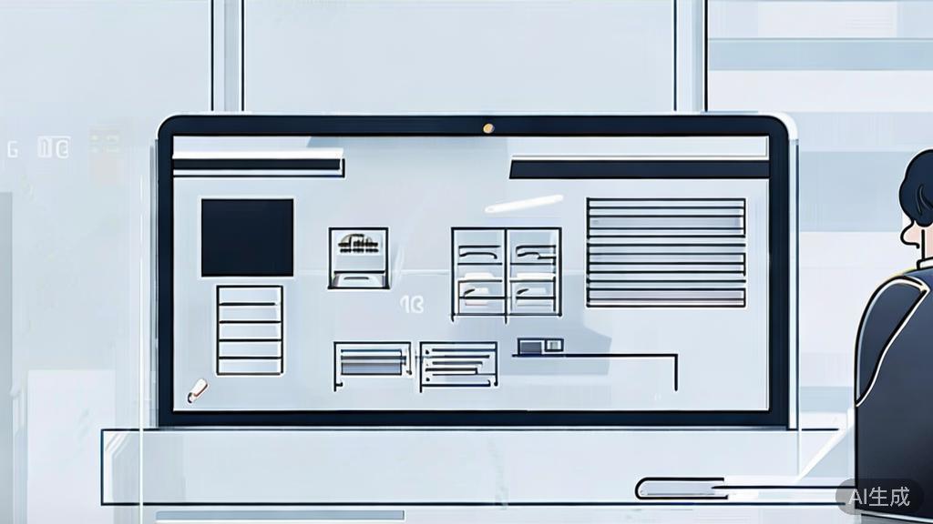 High-quality illustration of a user installing software on a laptop, minimal flat design