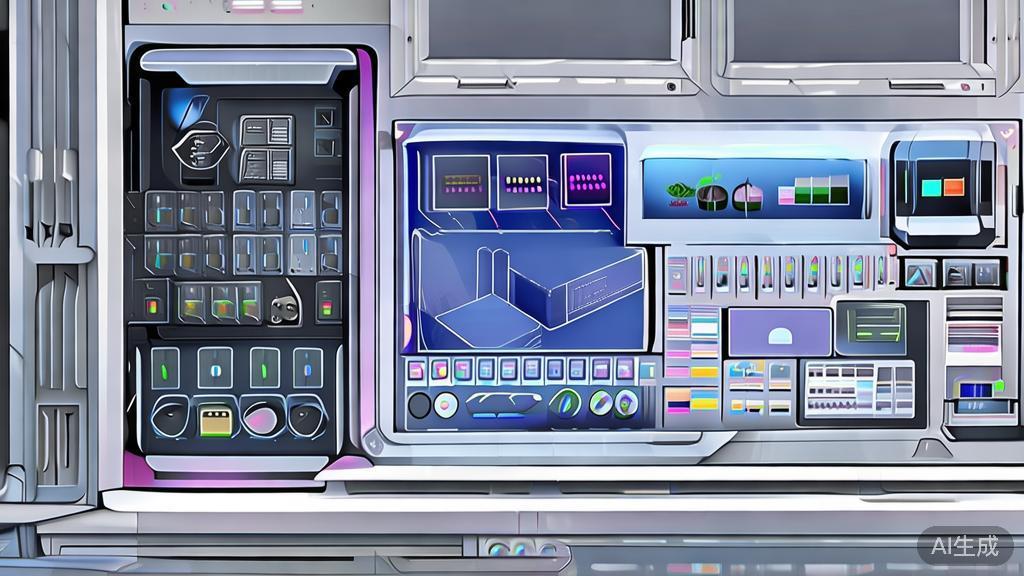 High-quality business illustration regarding modern technology in film production, minimal flat design