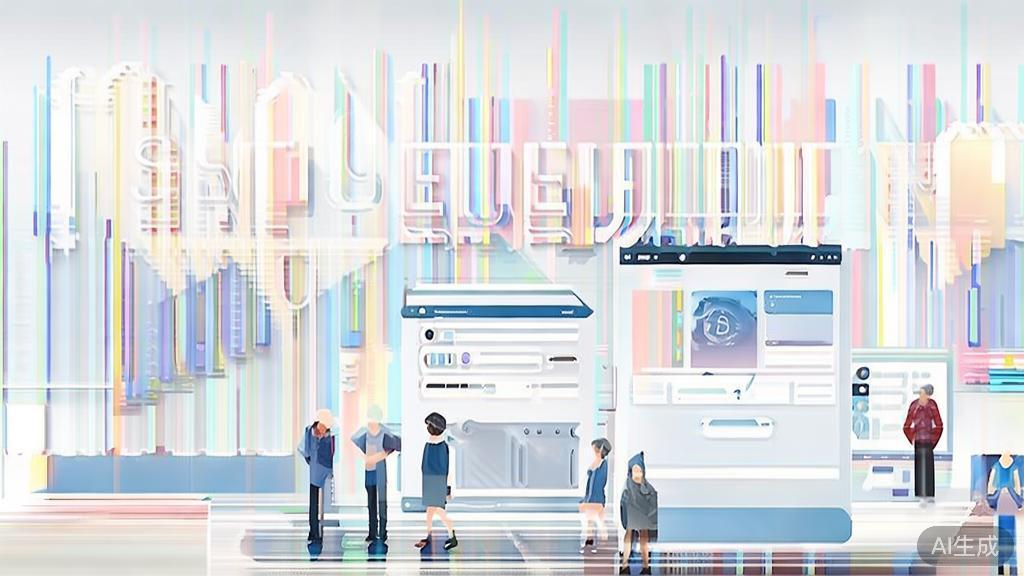 High-quality business illustration regarding user experience in software, minimal flat design