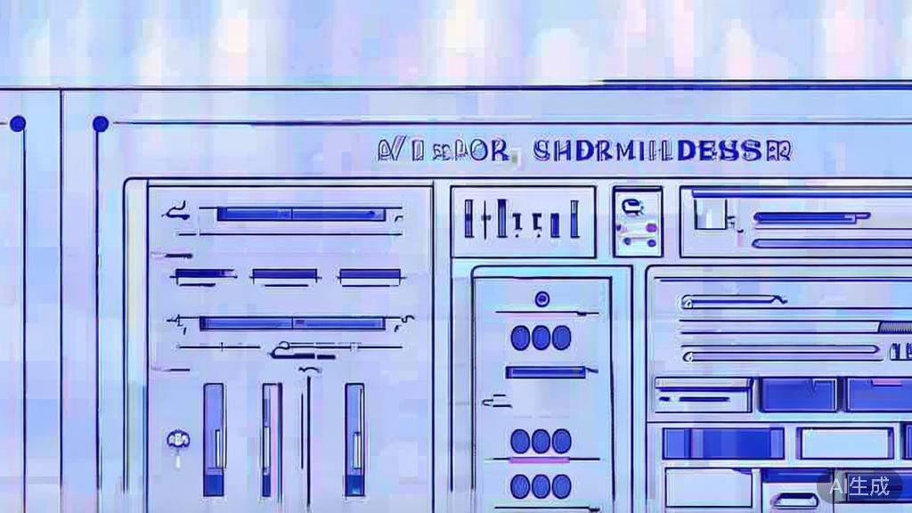 Flat vector illustration of challenges in AI short drama industry, dashboard style, soft blue gradient