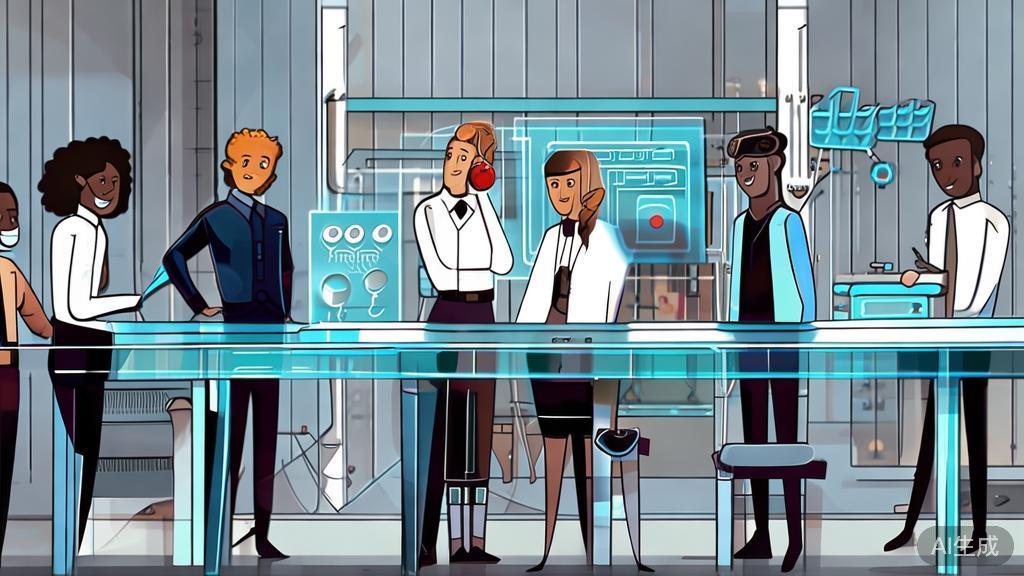 High-quality business illustration regarding teamwork and collaboration in SORA 2, minimal flat design