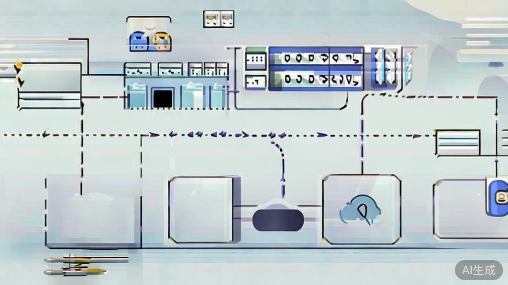 High-quality business illustration illustrating video exporting process, minimal flat design