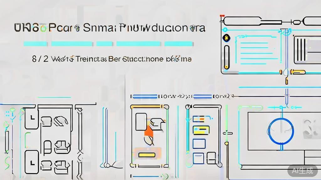 High-quality business illustration regarding short drama production workflow using SORA 2, minimal flat design