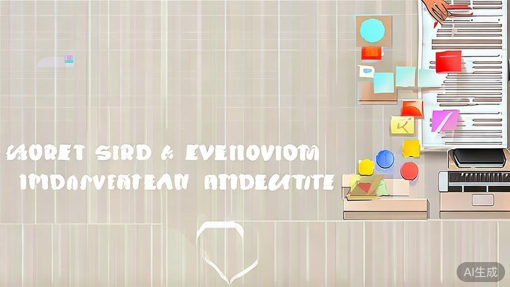 "High-quality business illustration regarding script revision and improvement, minimal flat design"