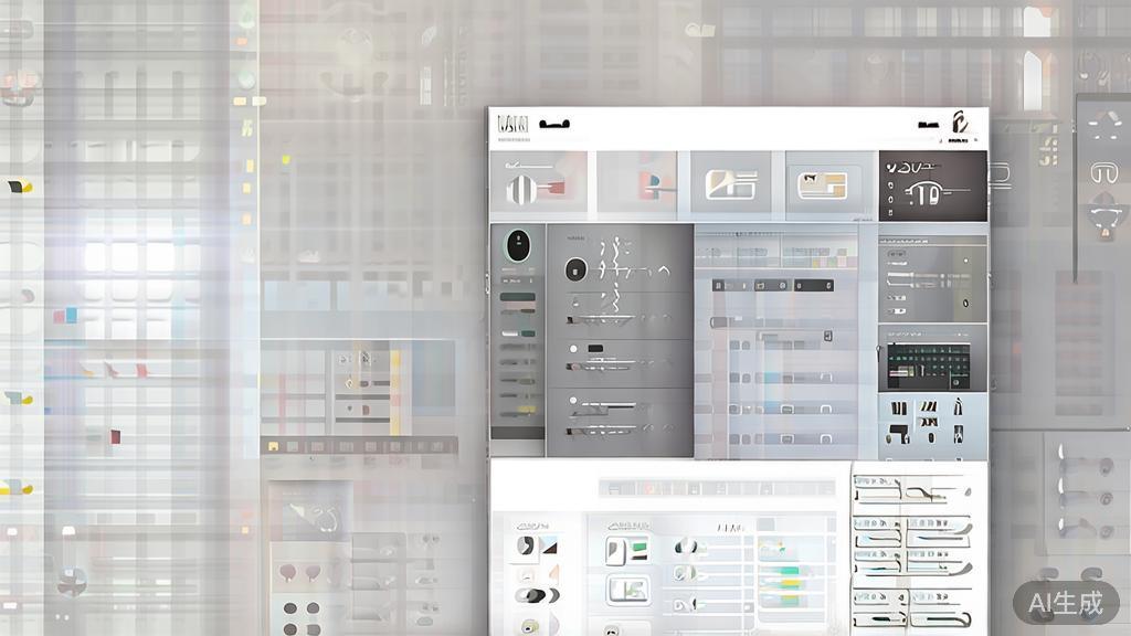 High-quality business illustration regarding software user interface, minimal flat design